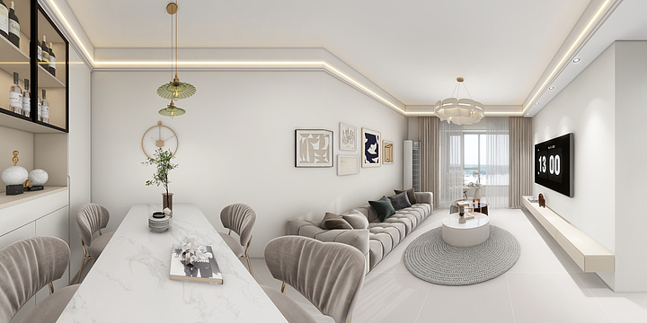 李娜娜1920-1号楼东单元03户型-装修设计方案