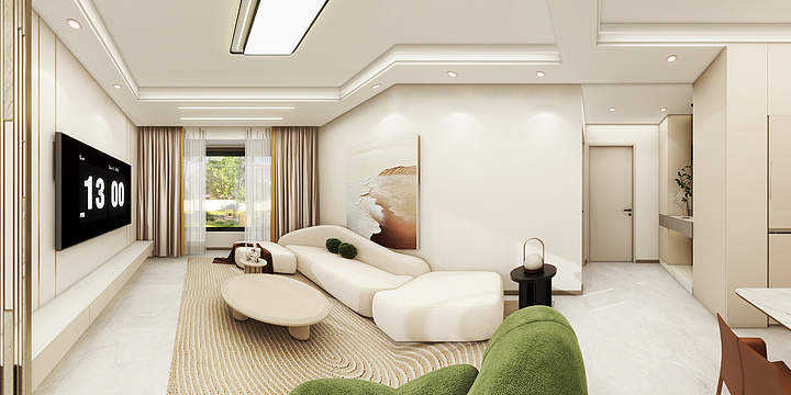 小鹏在做设计-榆中县亨威铂悦云邸110-装修设计方案