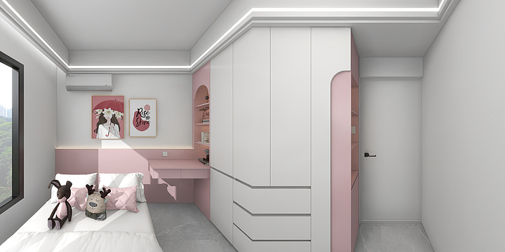 木鸽全屋定制一陈设计-建发2-6-3301-装修设计方案