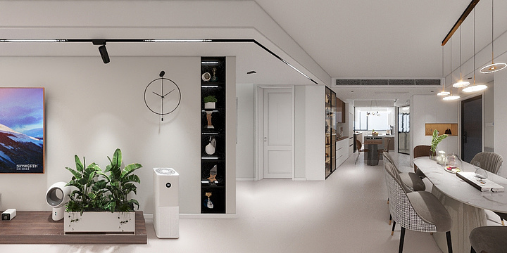 wugao-东方公寓三维效果图——恬友设计-装修设计方案