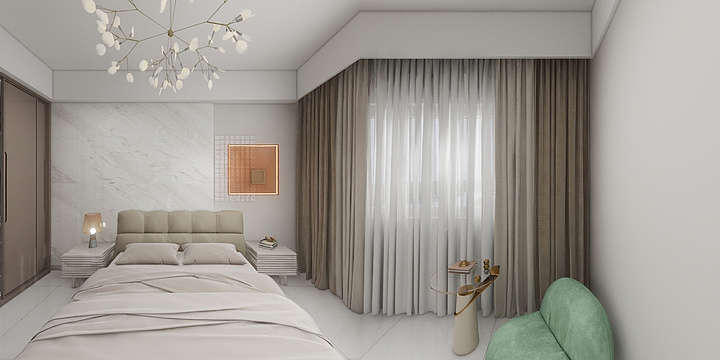 宫禧软装私宅设计-硬装专业等级考核户型-副本-装修设计方案