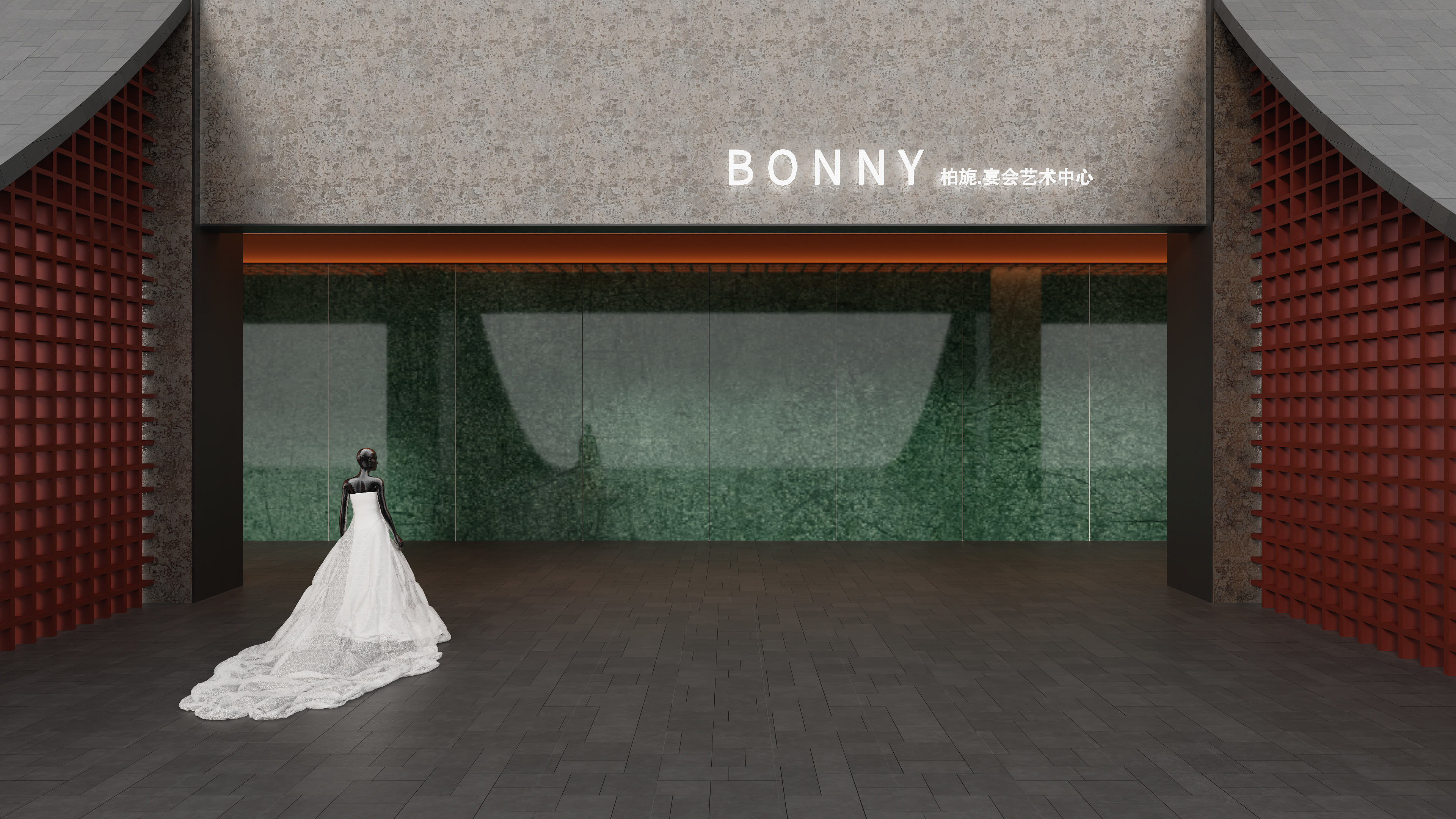 哈曼妮效果图设计-“消失的他”——宴会厅-装修设计方案