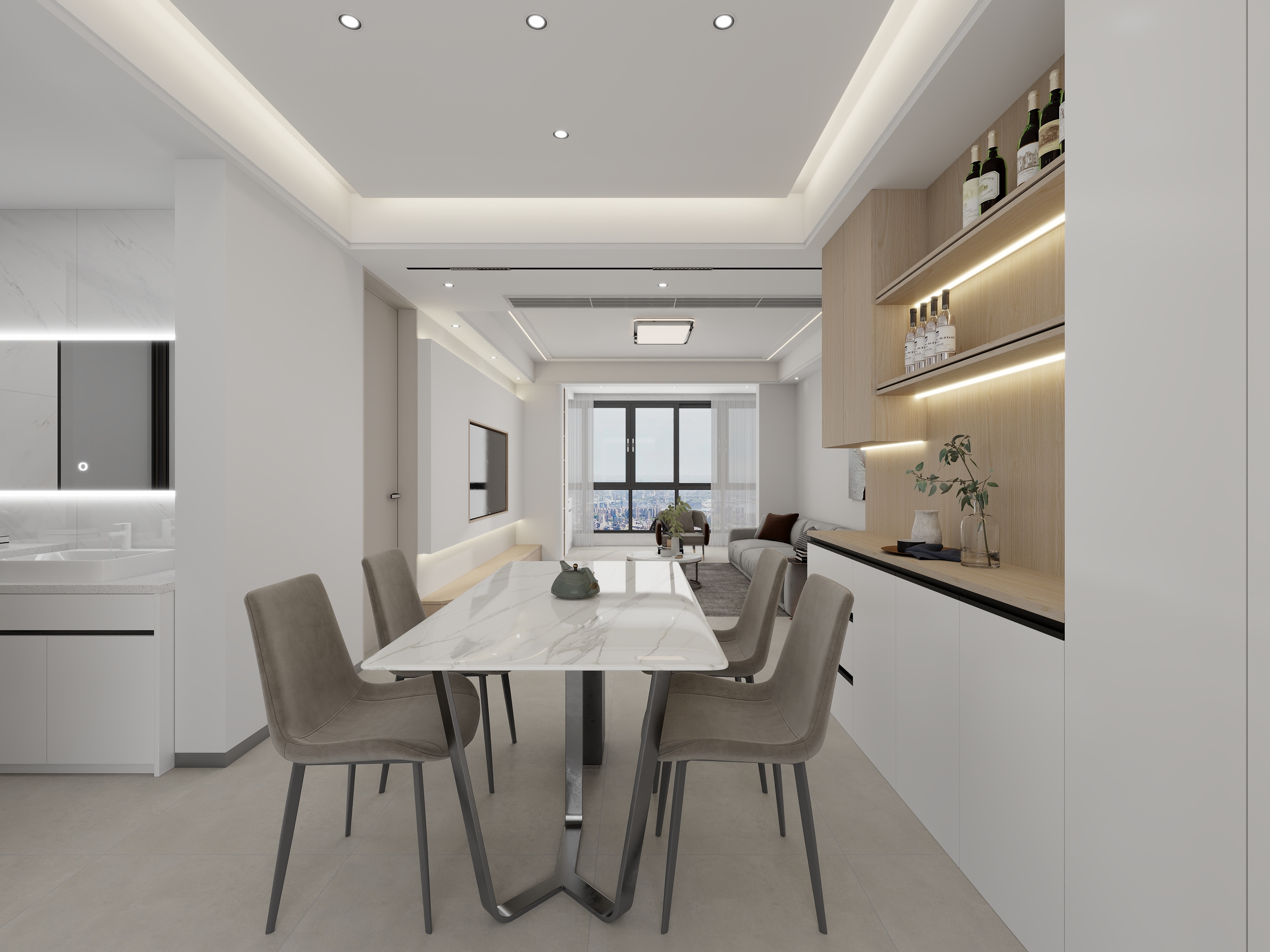 朱剑男-112㎡3室-装修设计方案