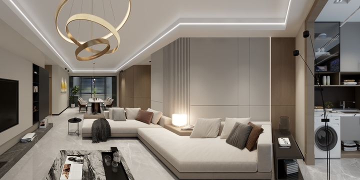 居管家设计张一泽-现代简约119㎡3室-装修设计方案