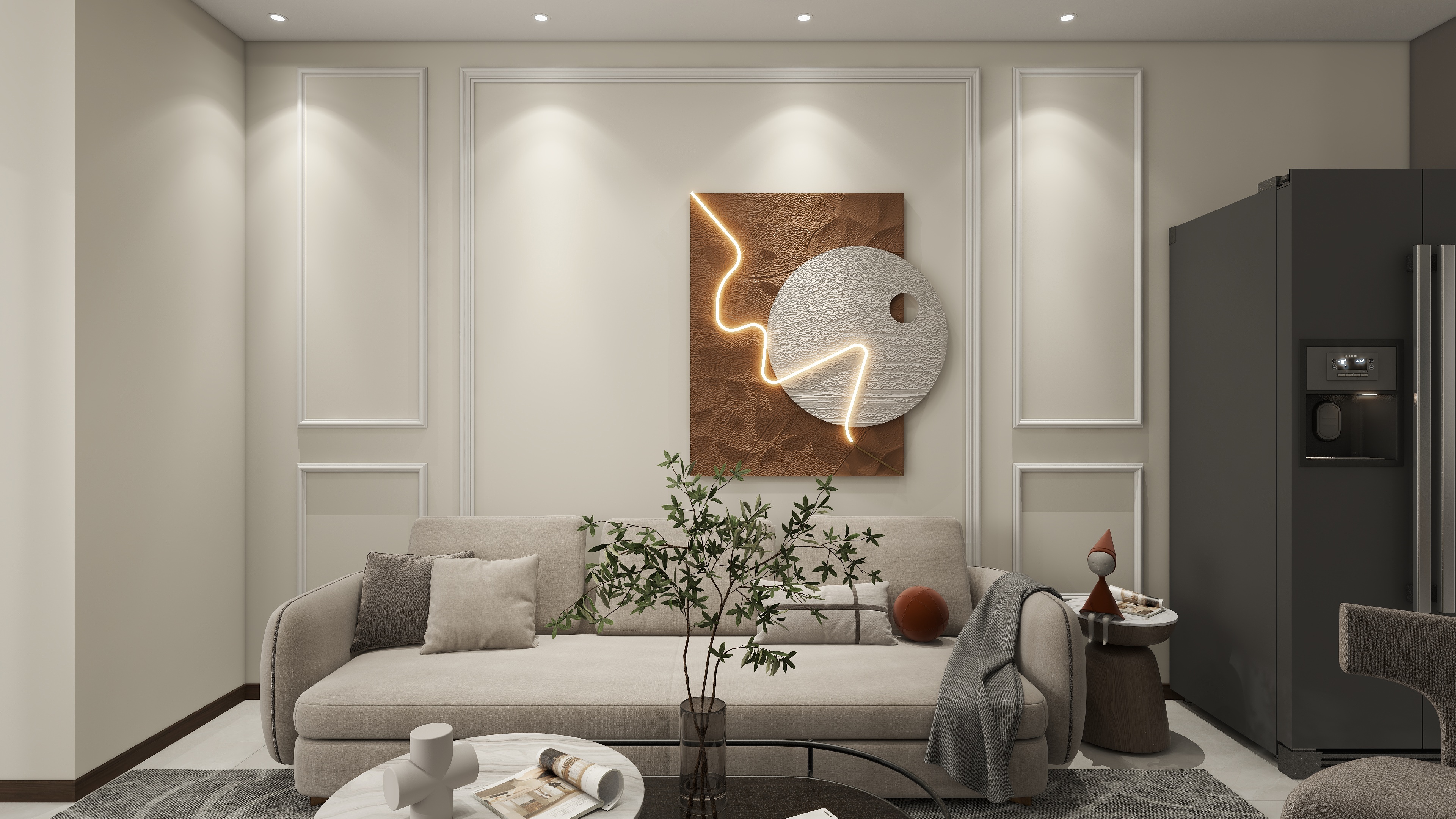 白桃汽水Ydrz-96㎡3室-装修设计方案