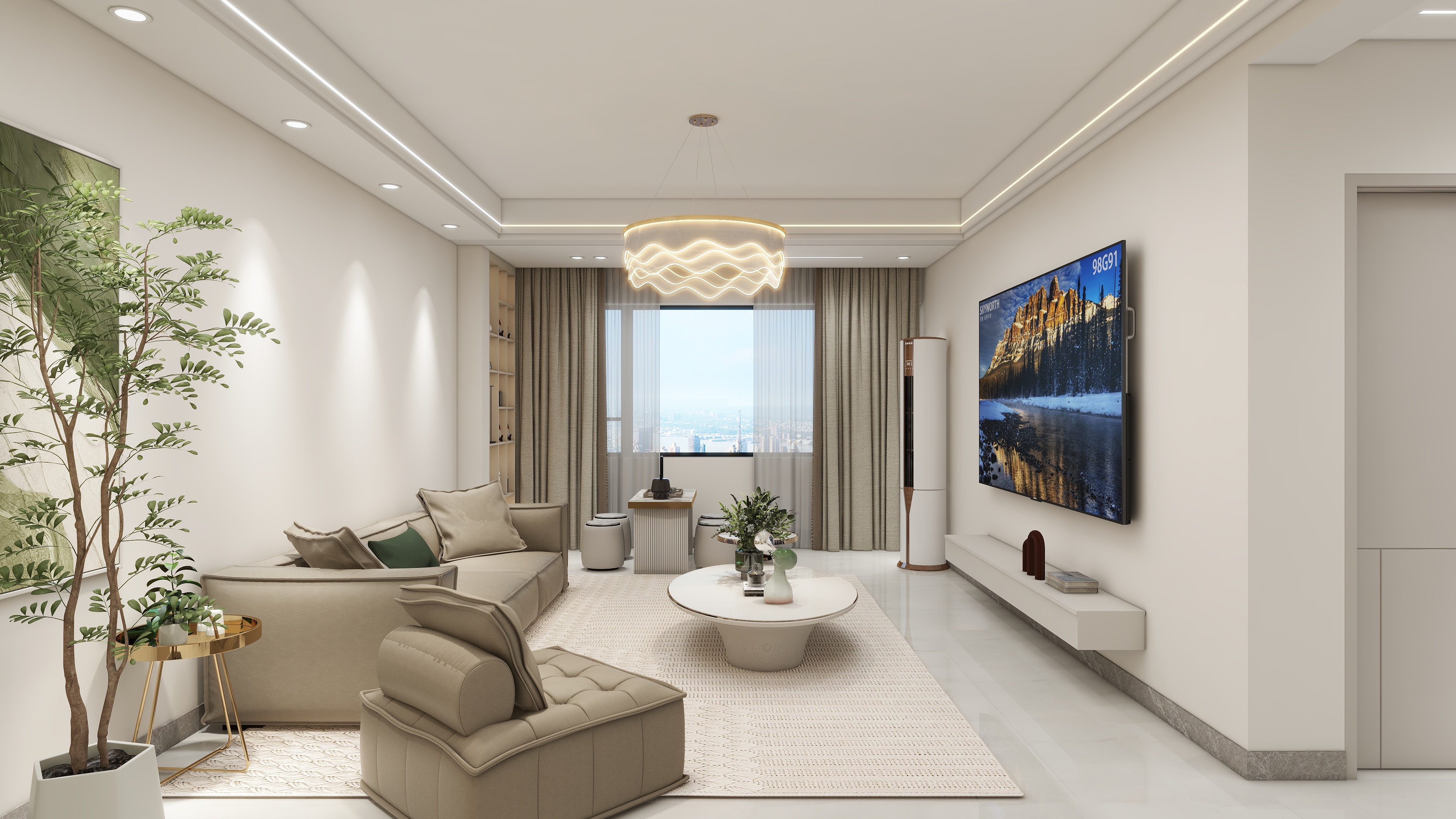 全案整装设计-雍筱琴-虹源公馆杨姐雅居设计效果图-装修设计方案