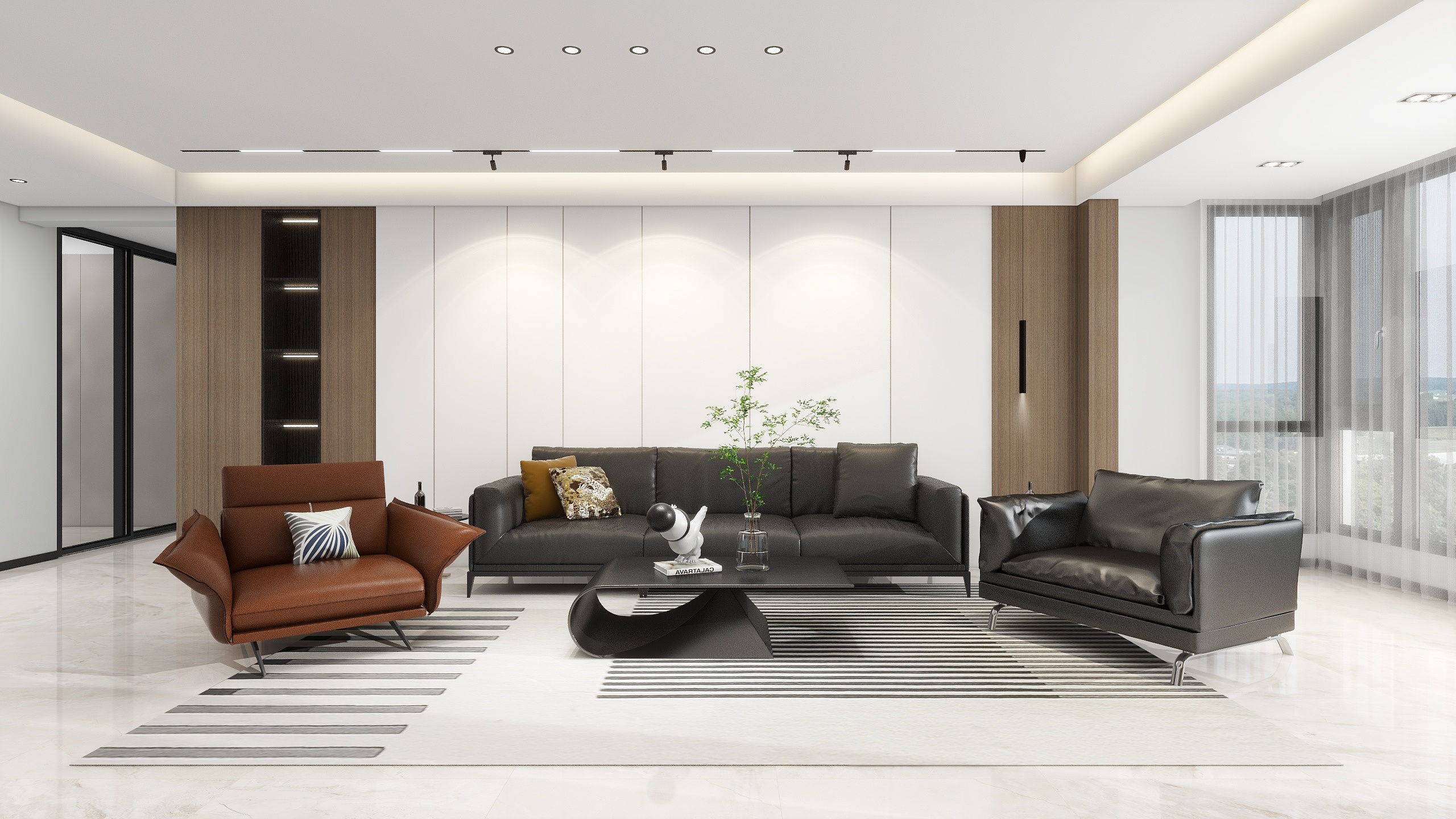 小白爱设计520-朗月尚居139㎡3室-装修设计方案