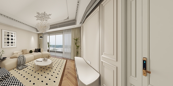 依诺维森全屋软装-小法奶油风格-装修设计方案