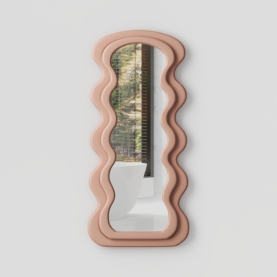 Modern Cream style mirror