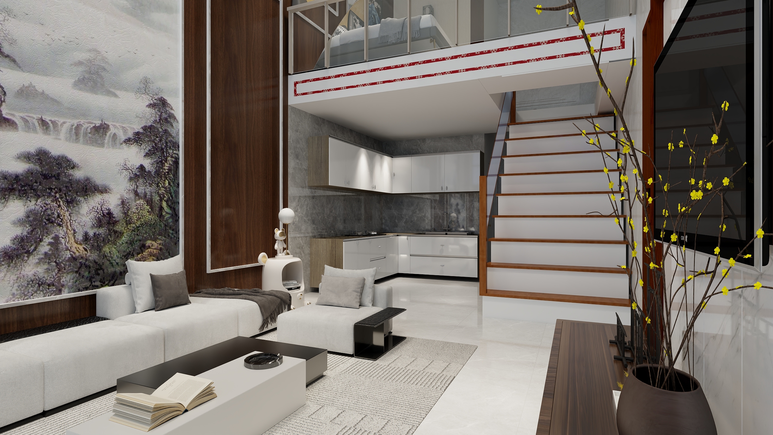 天河泄梦-乡下人43㎡-装修设计方案