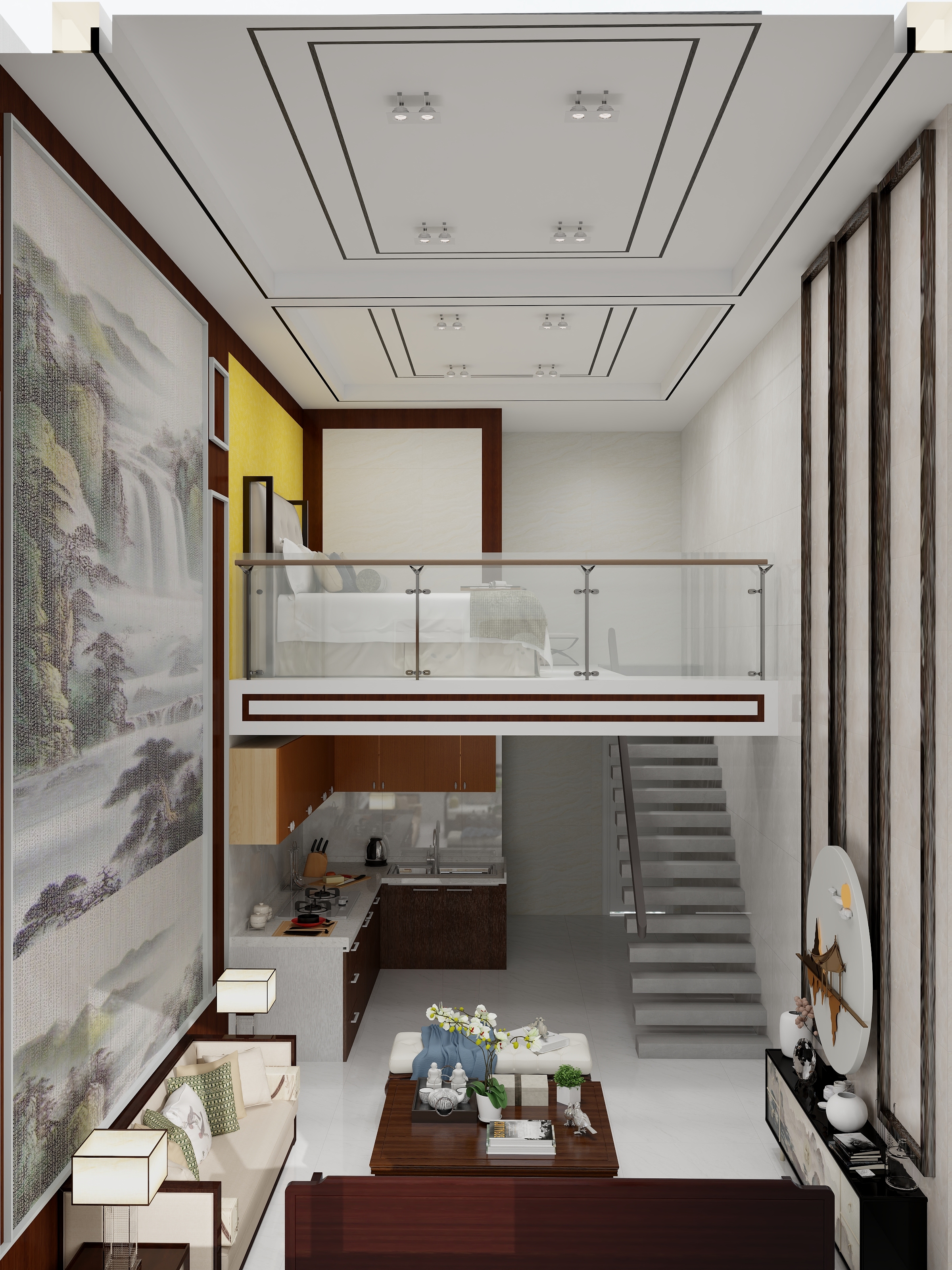 遇风而止-loft-装修设计方案