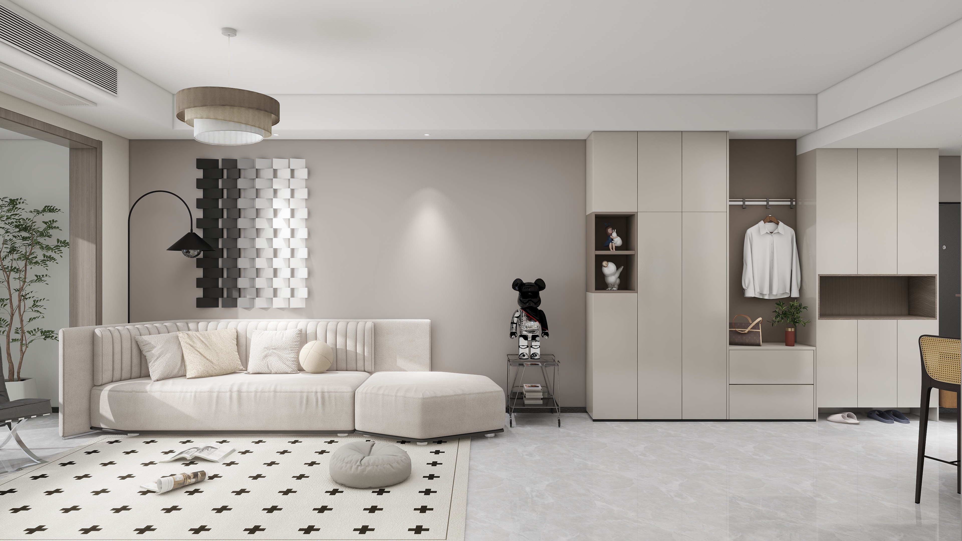 -YTYS--132厂B1户型北欧-装修设计方案