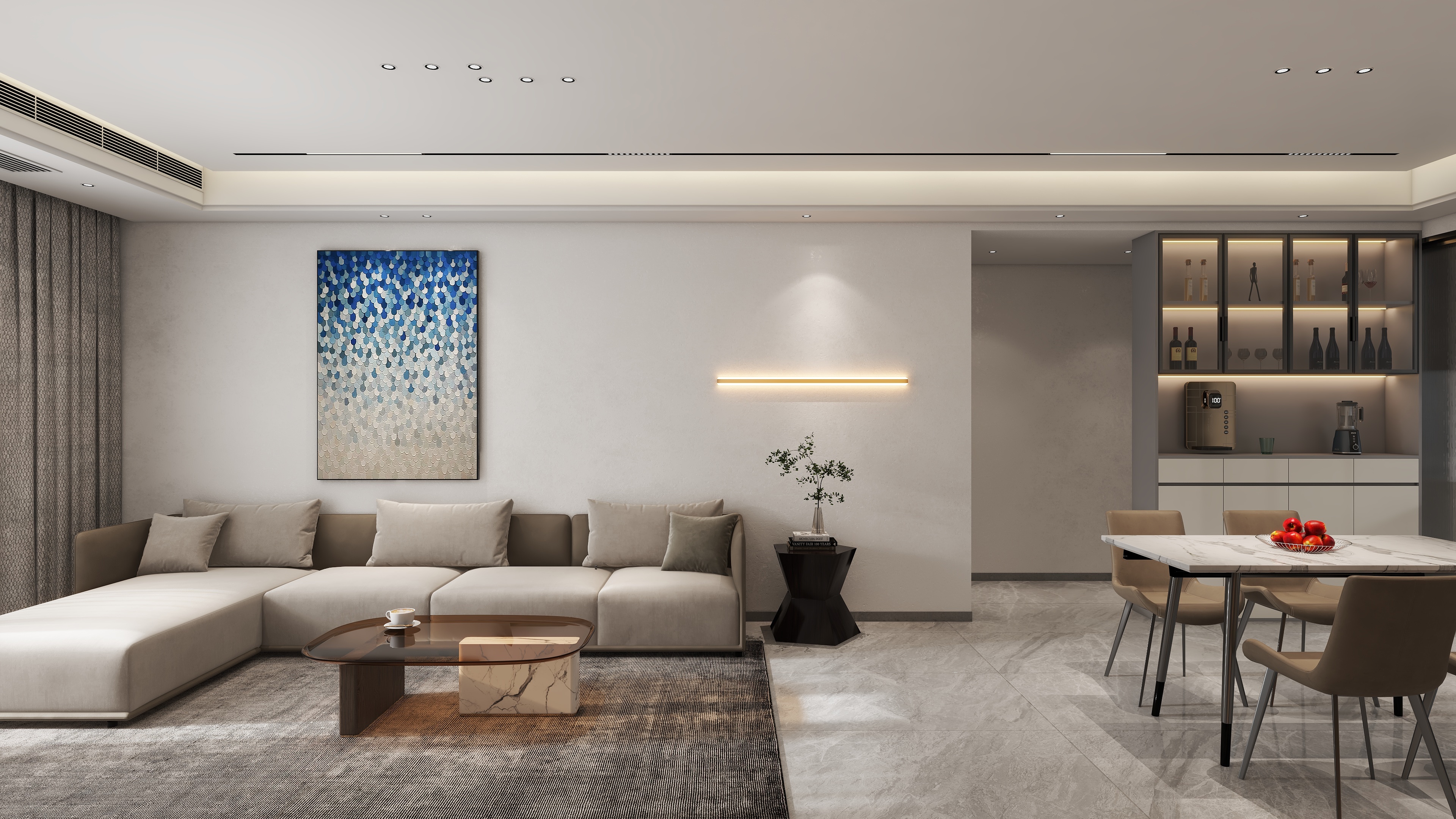 唐僧到哪呢-【华安城】◆三居室110㎡-装修设计方案