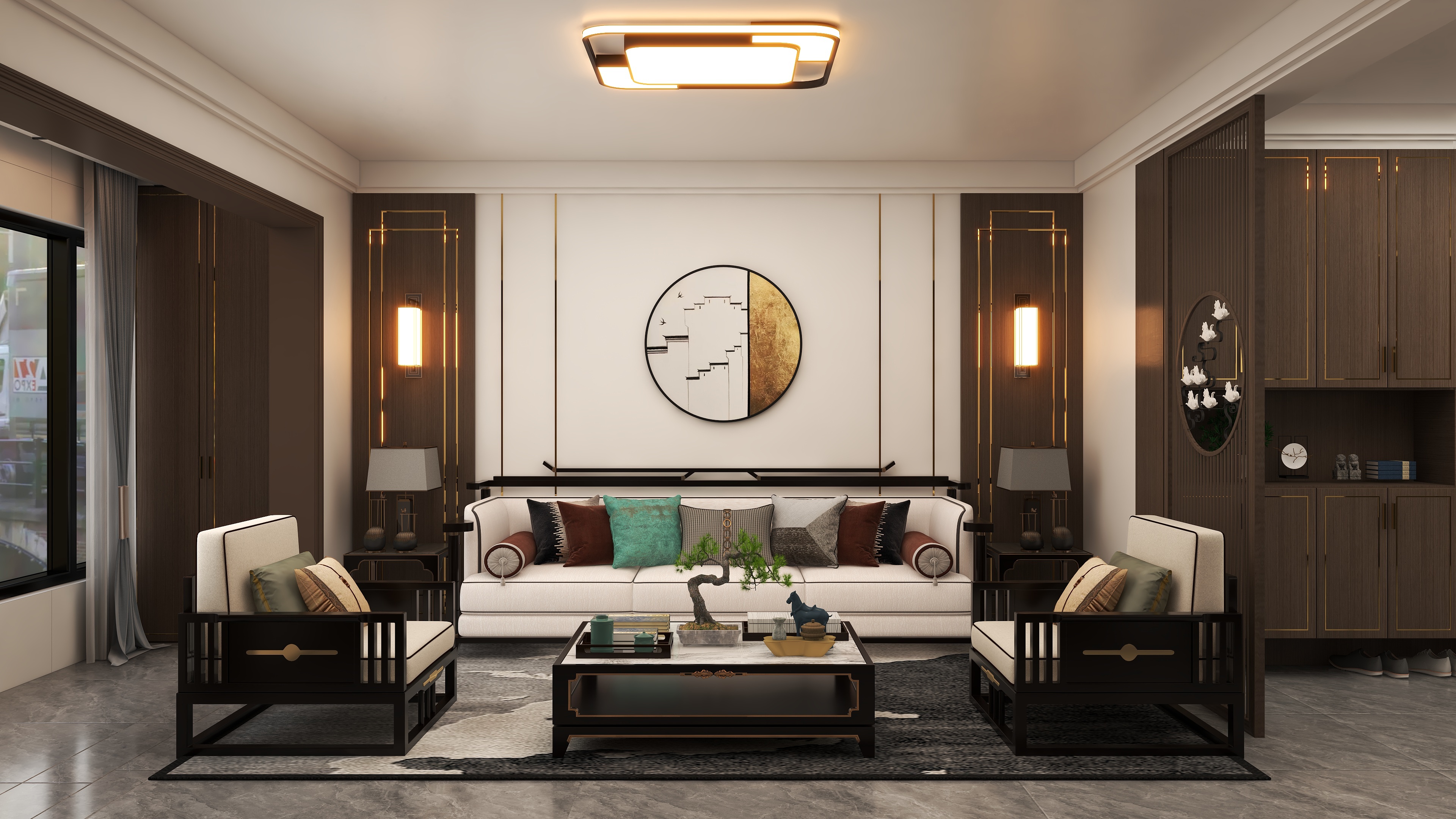 慕夜笙-【万华澜】新中式-装修设计方案