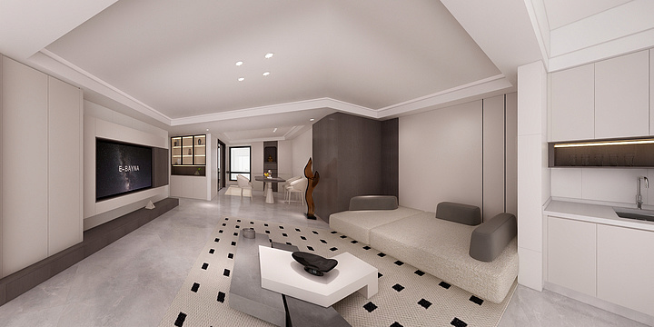 有家家居-名港3#1601复尺改-装修设计方案