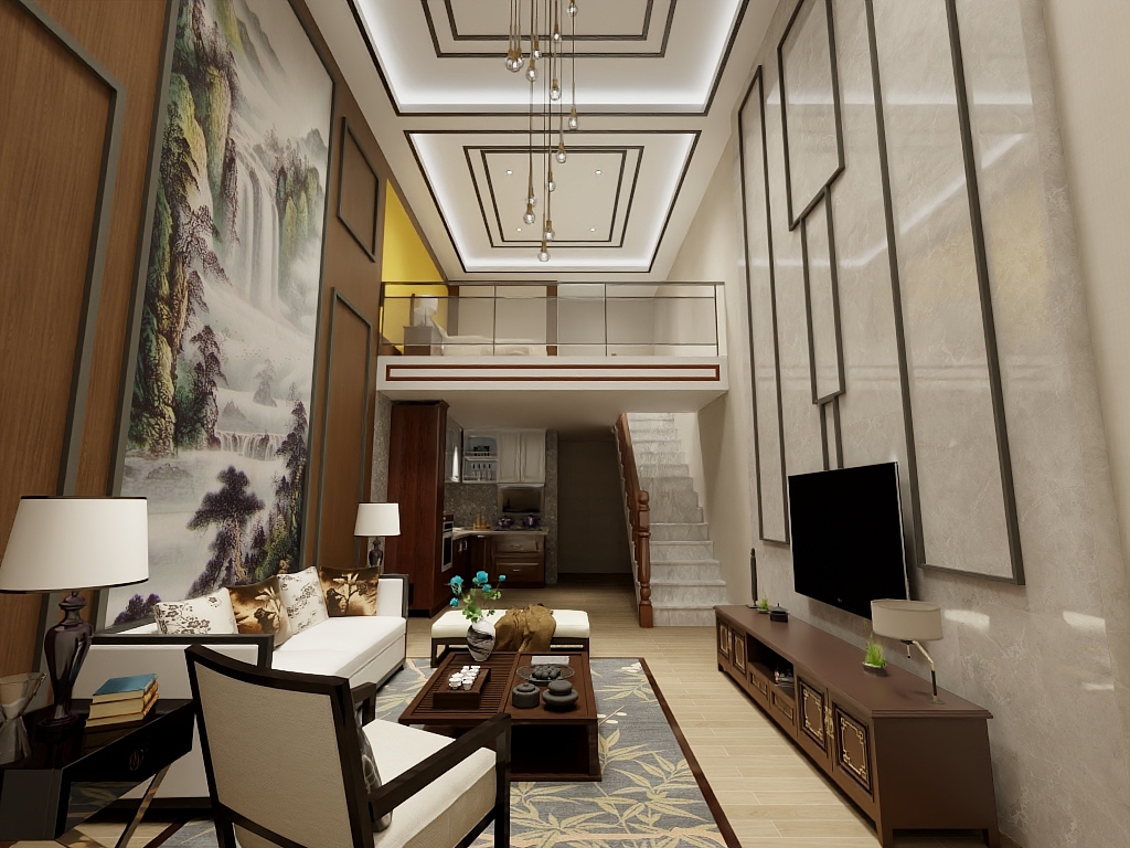 小情緖.-2层别墅-装修设计方案