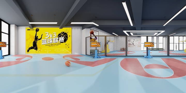 木岩装饰公司-少儿篮球训练营-装修设计方案