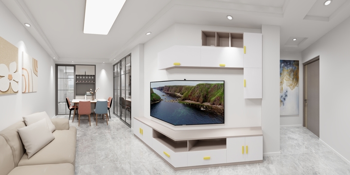 叶挺设计-祥东小区136#101效果图 -装修设计方案