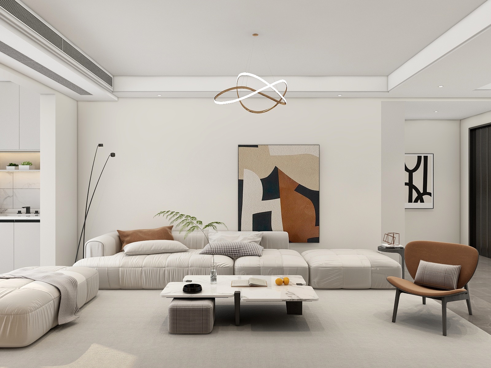 吴爽-现代简约风格装修效果图