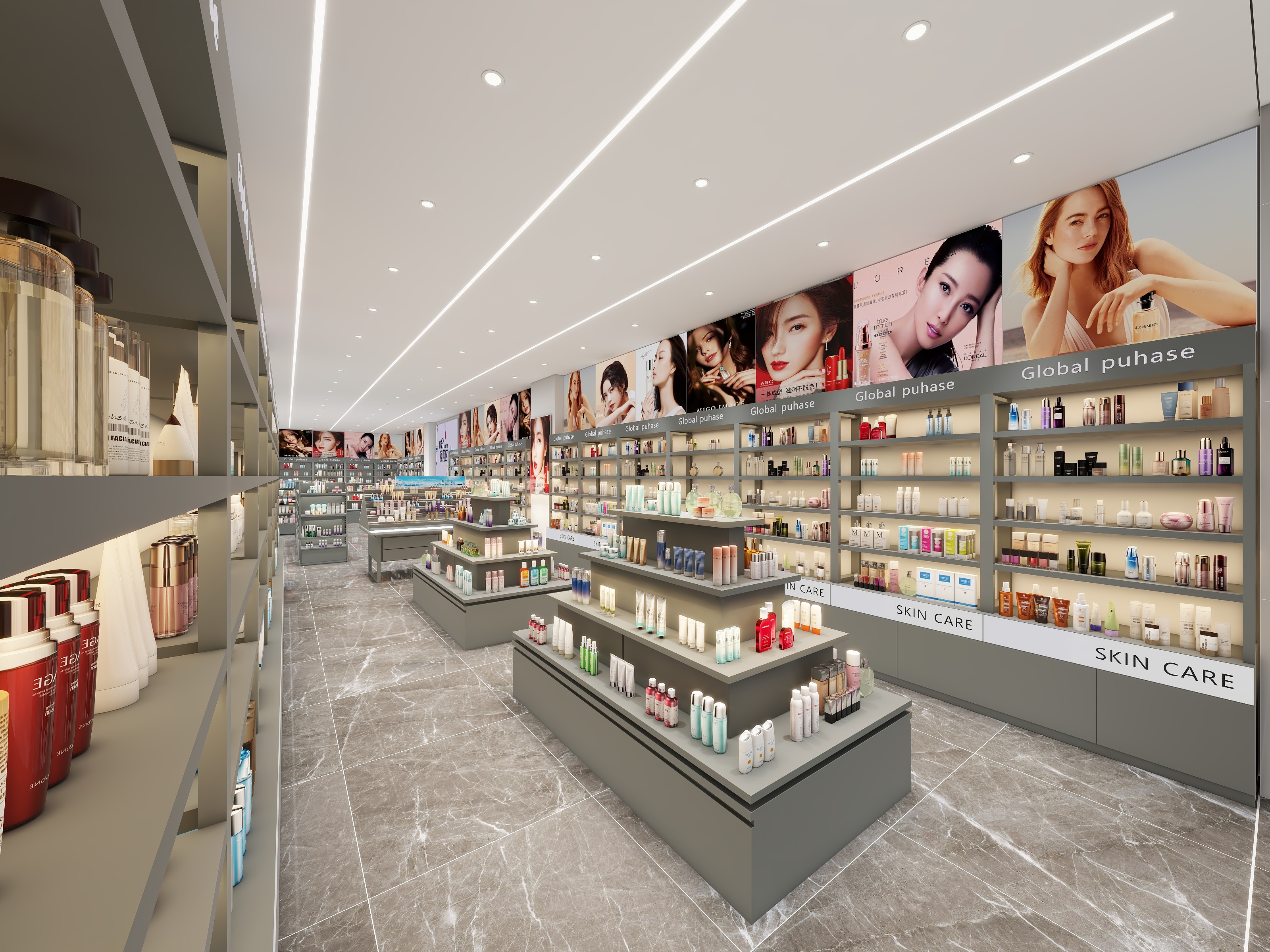 AF冰刀-西藏化妆品店20231227A1-装修设计方案