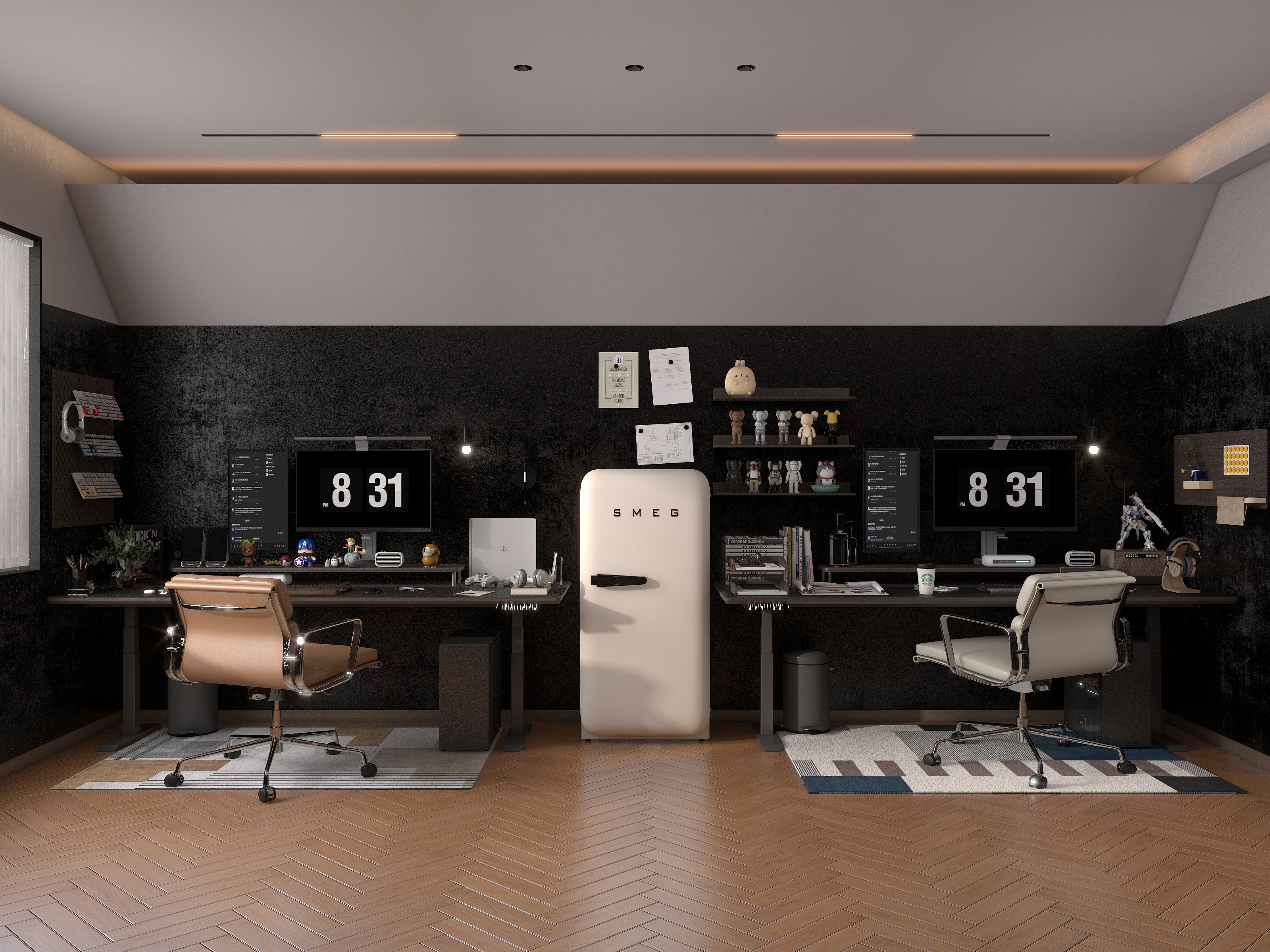 商丘鸿坤装饰-123㎡-装修设计方案