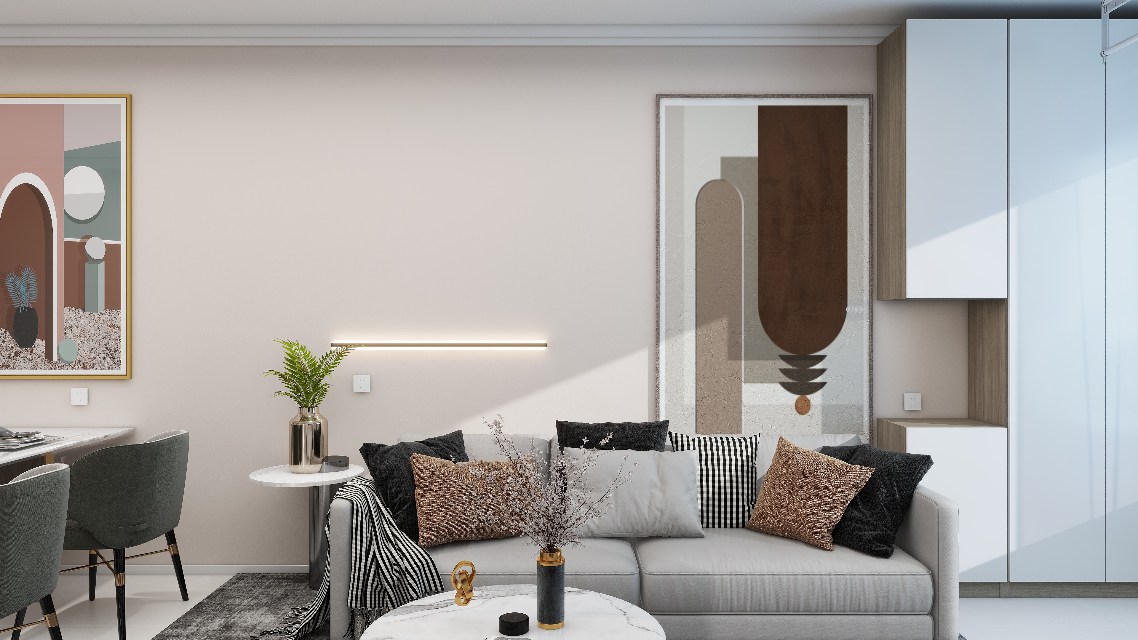 设计师姜晓宇-世茂过风雅颂70平2室-装修设计方案