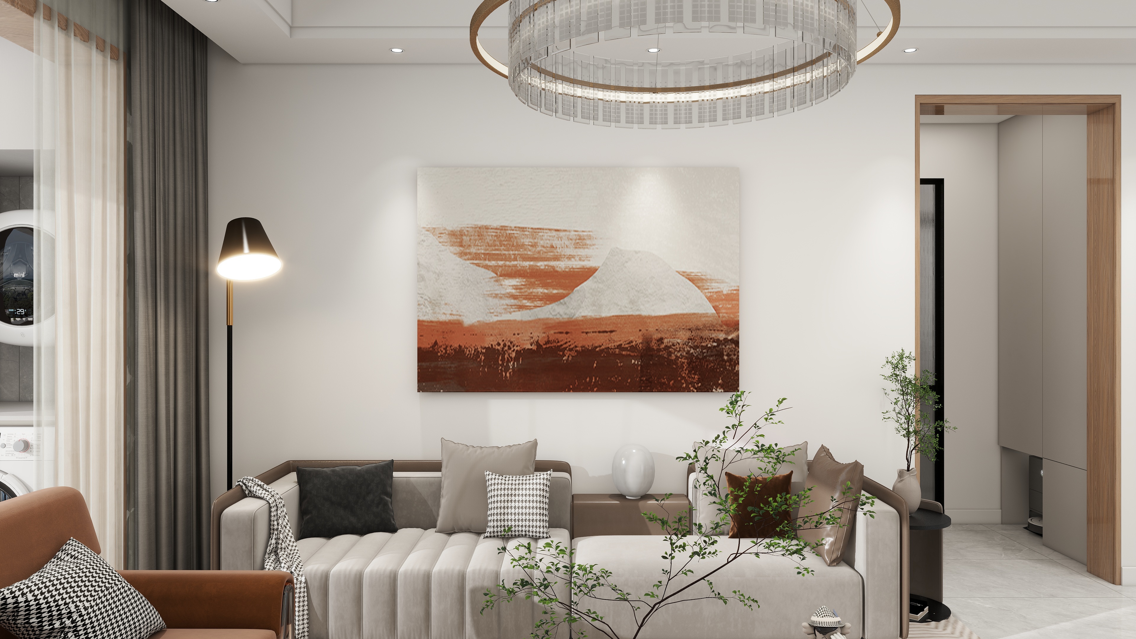 设计师姜晓宇-静海区春熙云峰107平三室-装修设计方案