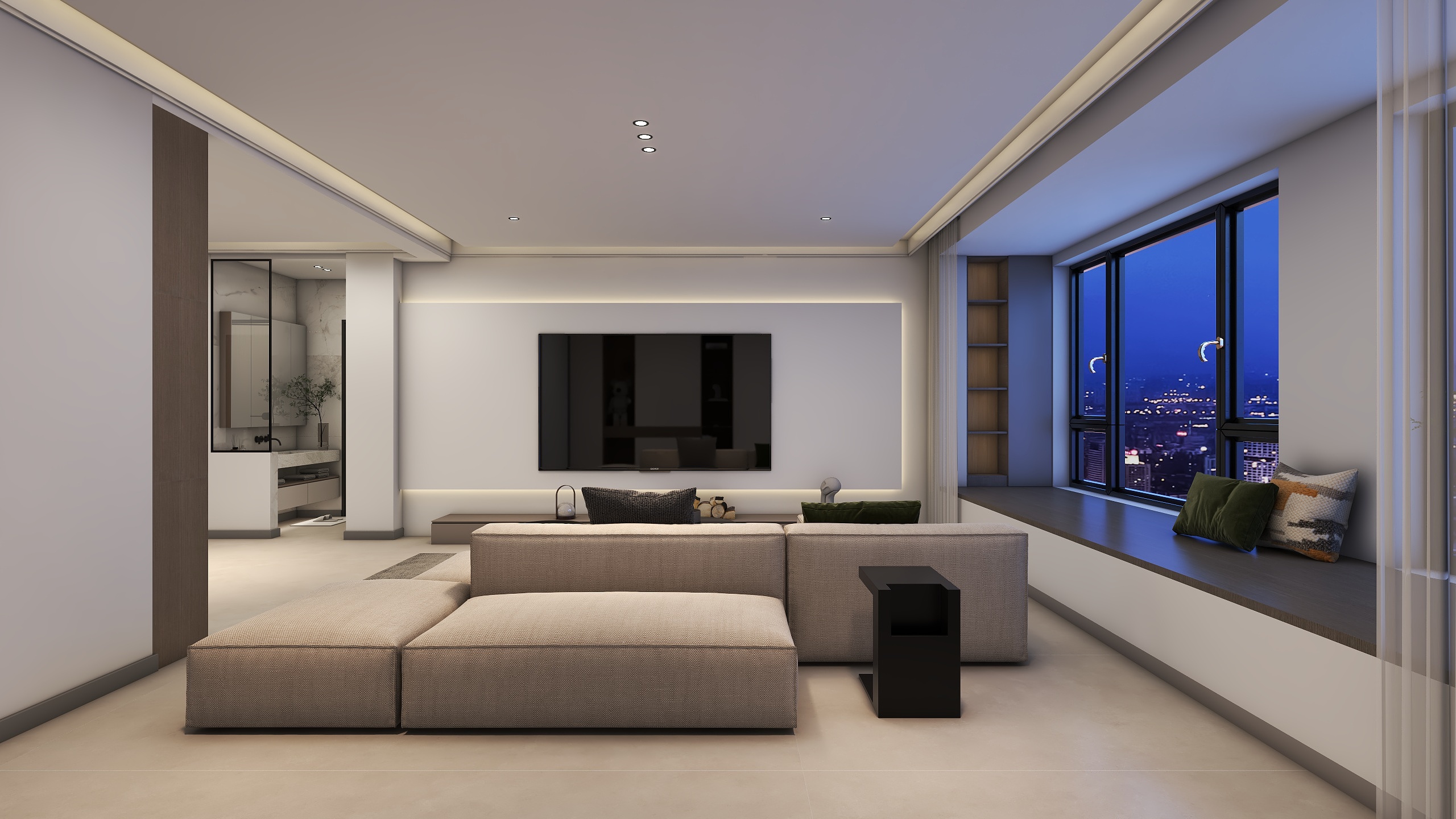 十方装饰张小龙-九里卿和124㎡现代简约-装修设计方案