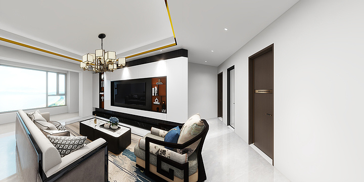 李娜娜1920-1号楼东单元01户型-装修设计方案