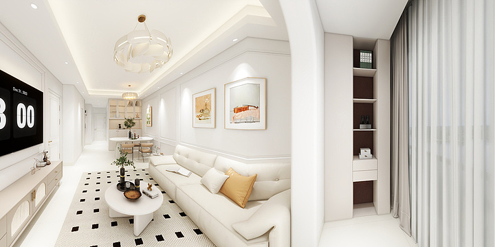 未上线-法式奶油风-装修设计方案