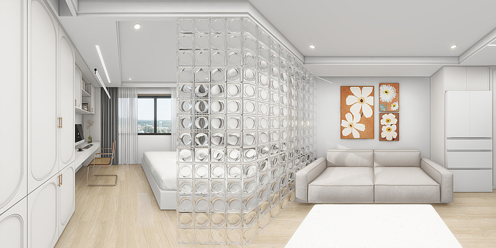 朱丽倩-创想小镇-田园社区开间-装修设计方案