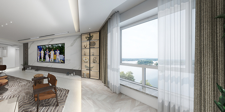 尺度空间创意设计-通辽玉河园小区-装修设计方案