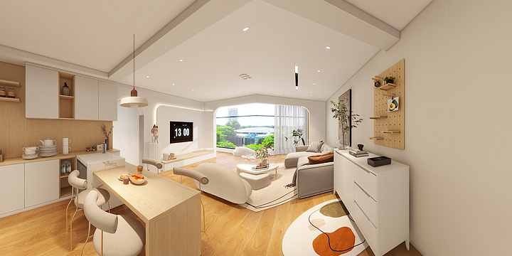 伍朝富-人和苑小区-装修设计方案