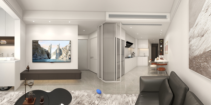 呉糖气泡水-鸿栖台A户型-装修设计方案