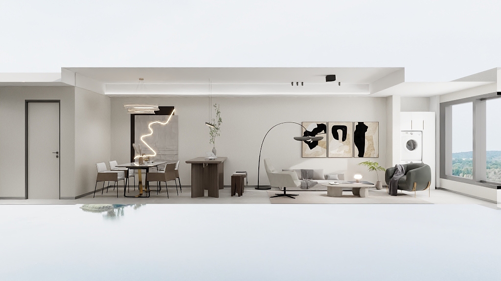 志德全案設計-8号楼102平——简约-装修设计方案