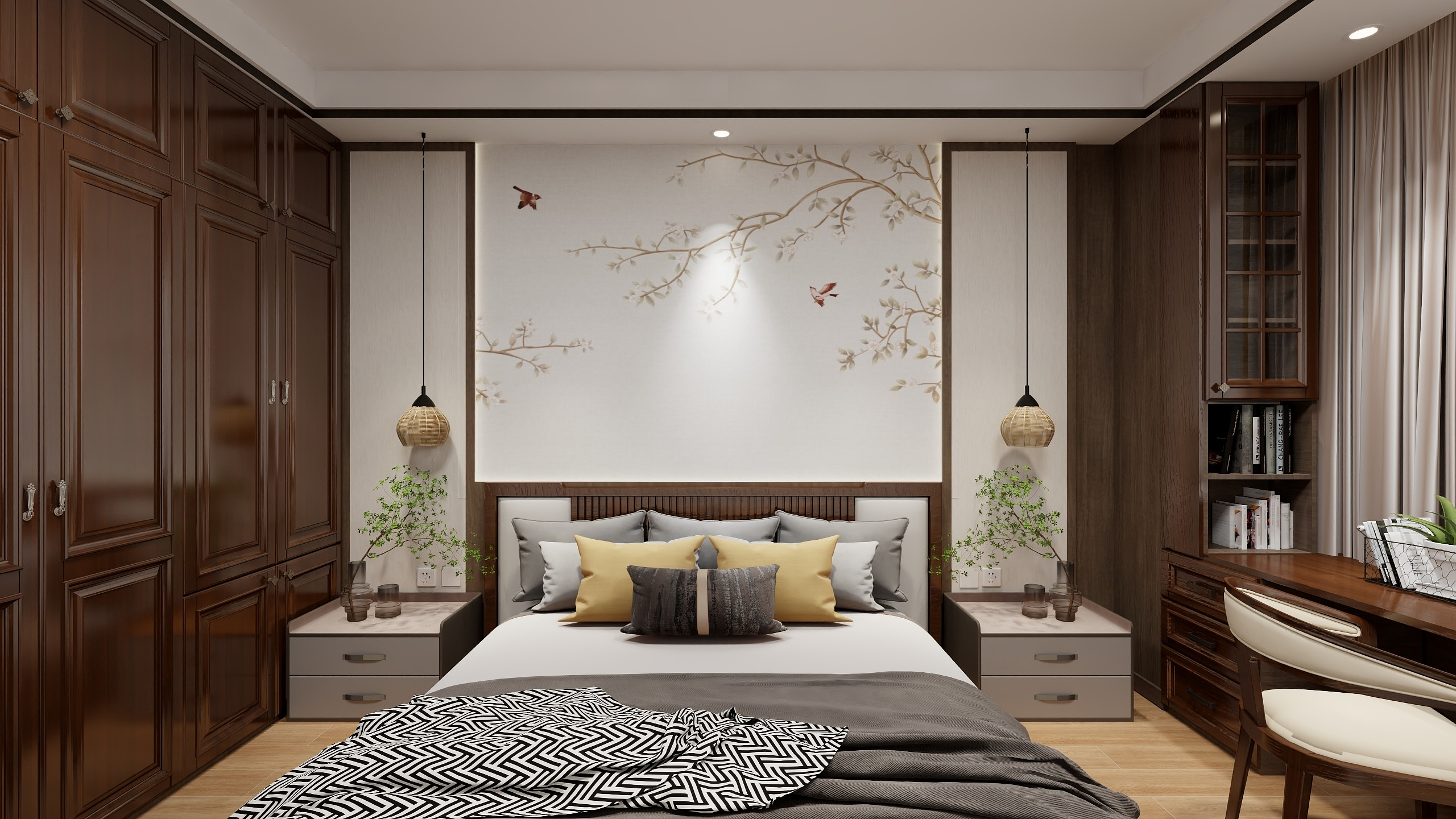 栖梧居全案软装-新中式-137-秦正（wen)-装修设计方案