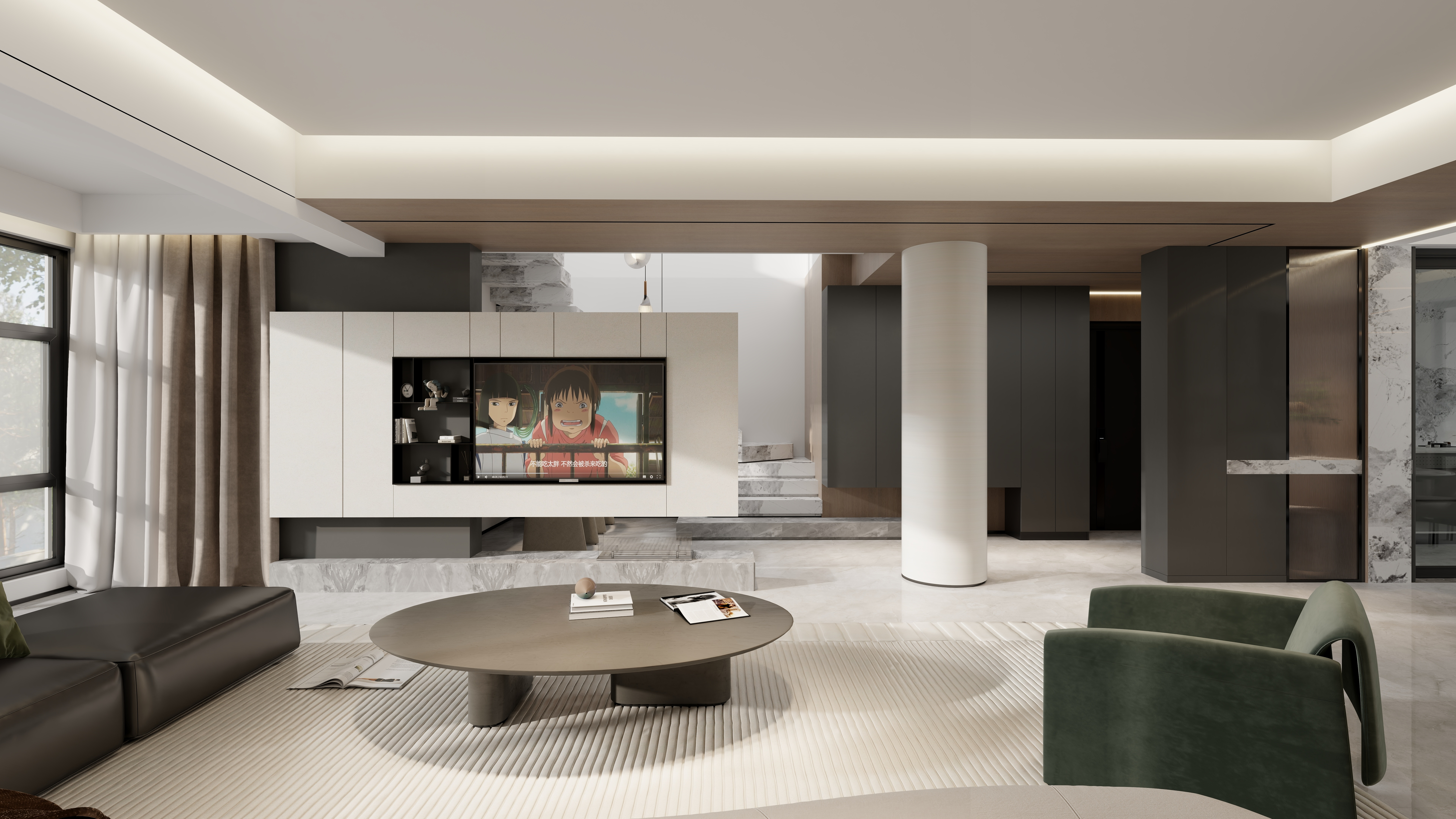 丁一墨-碧水云天 顶跃 现代风-装修设计方案