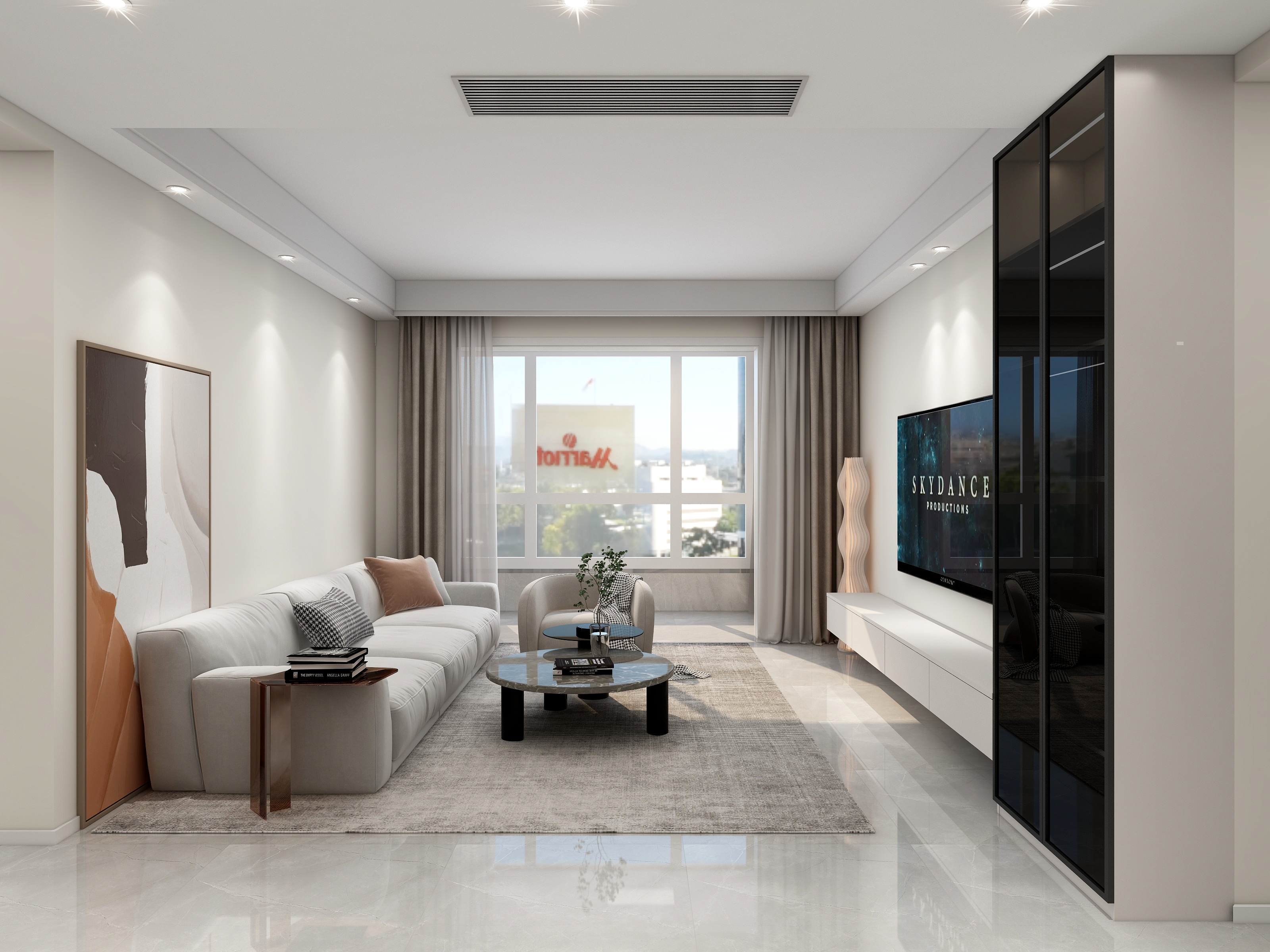 彩木工作室-雍华公馆-B区108㎡3室-装修设计方案