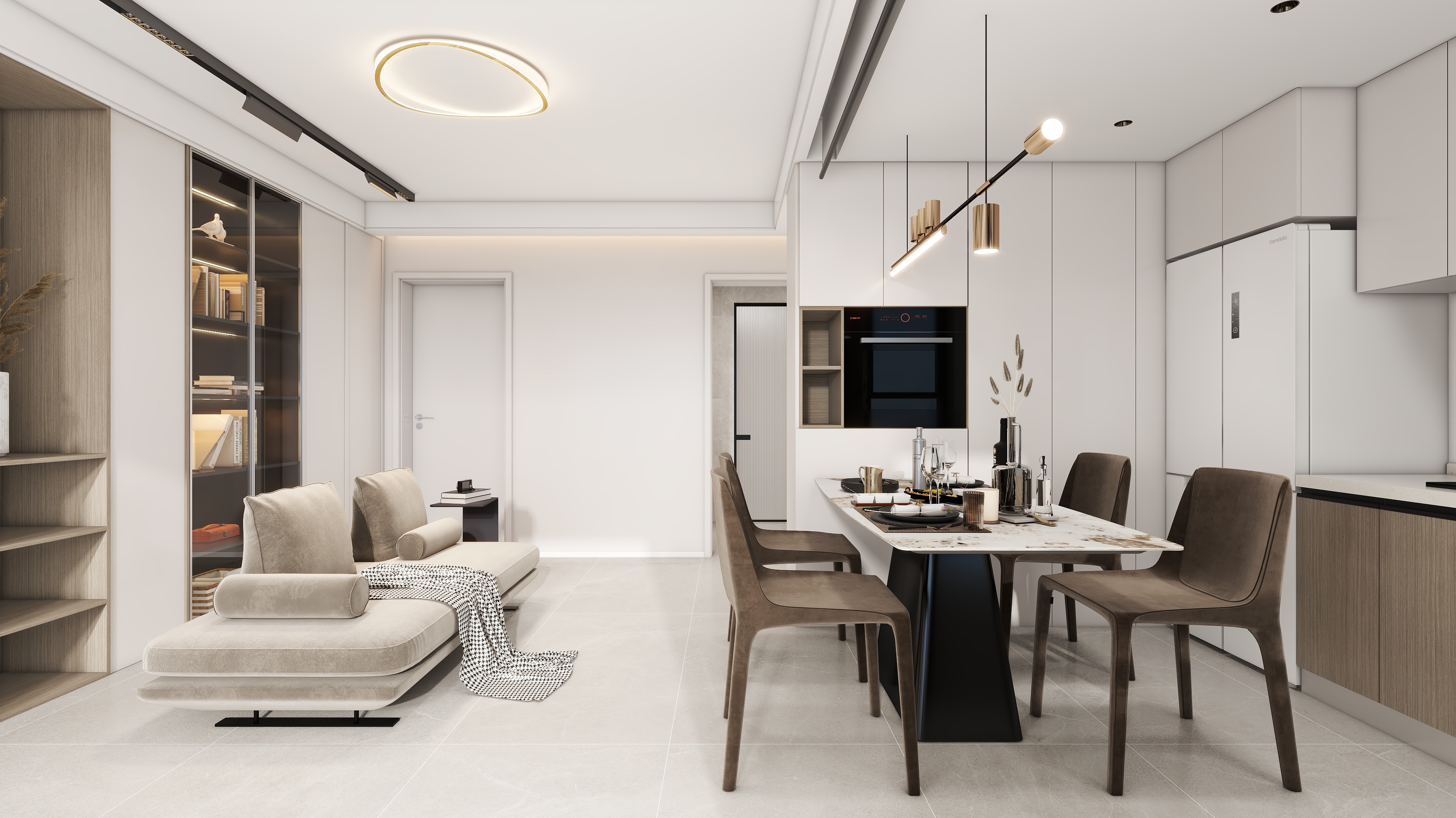 梵懋全景-时代之光名苑85㎡2室-装修设计方案