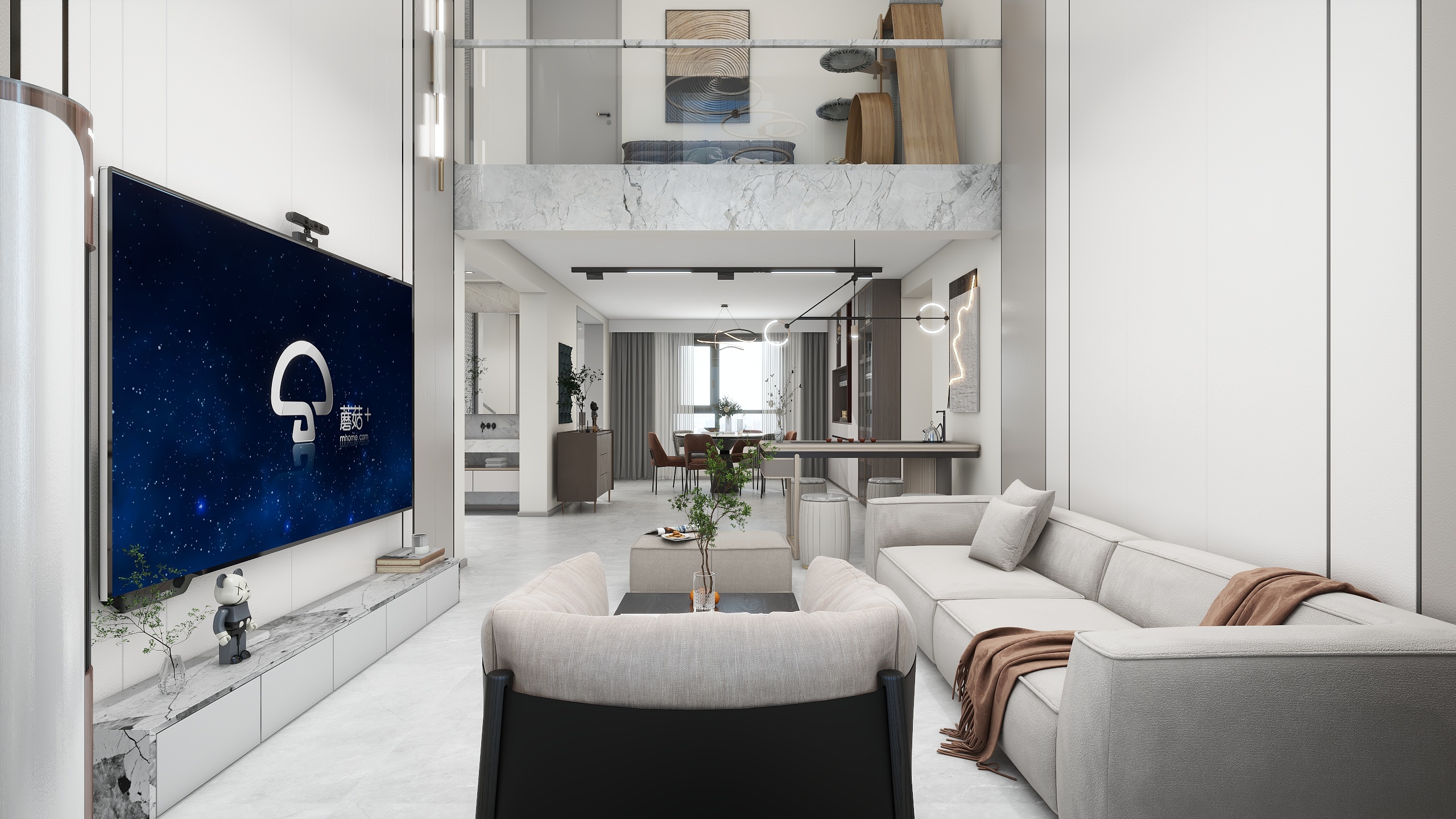 贾珍宇-香墅岭-现代-200㎡-装修设计方案