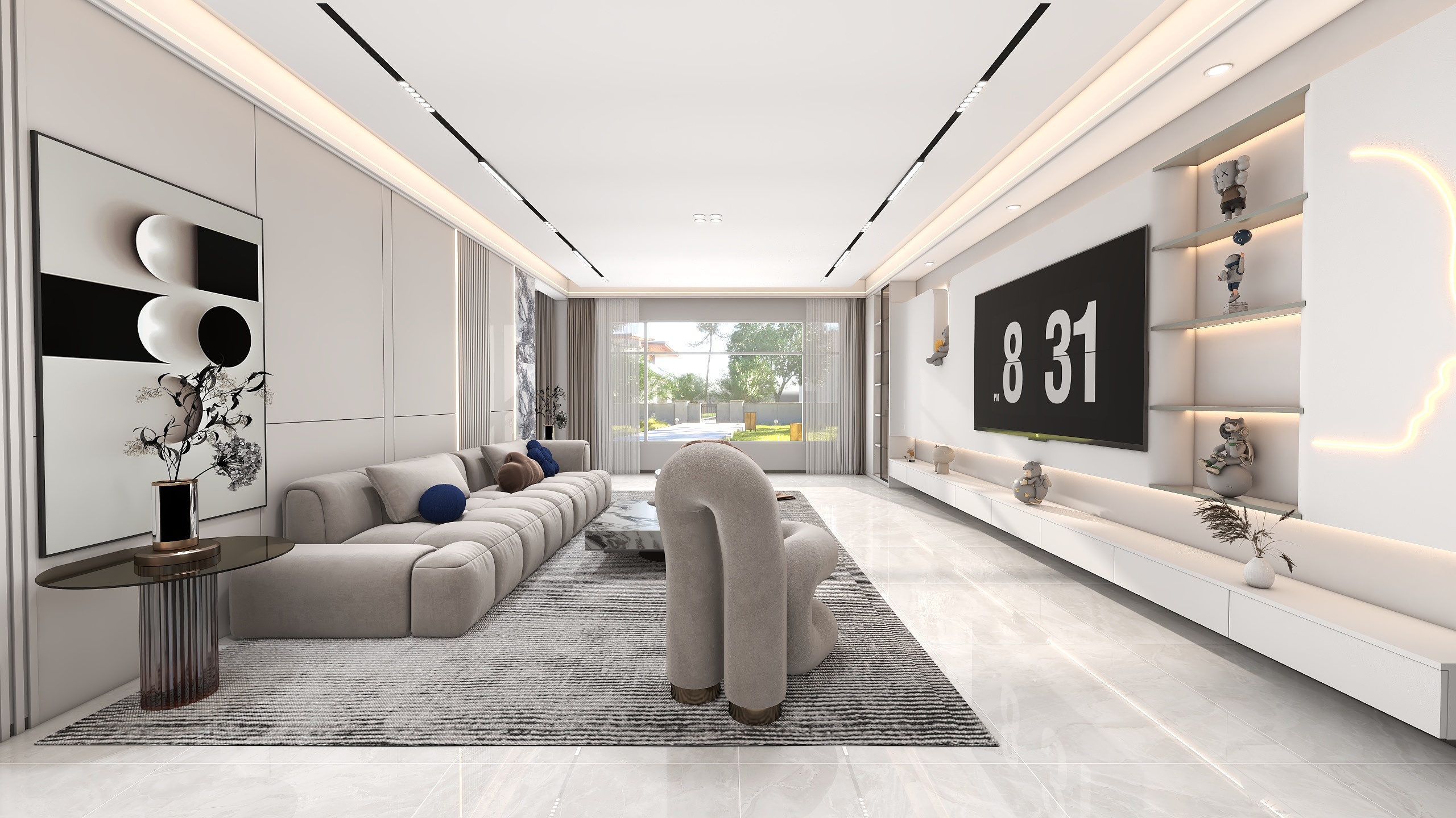 欧派高颜RGCB-128㎡3室-装修设计方案