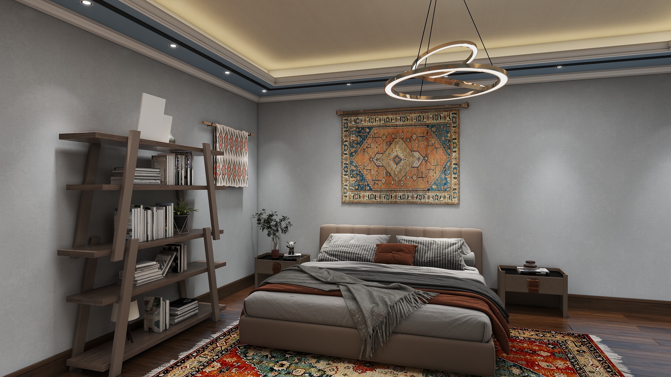 达纳广告公司-新疆分格卧室-装修设计方案