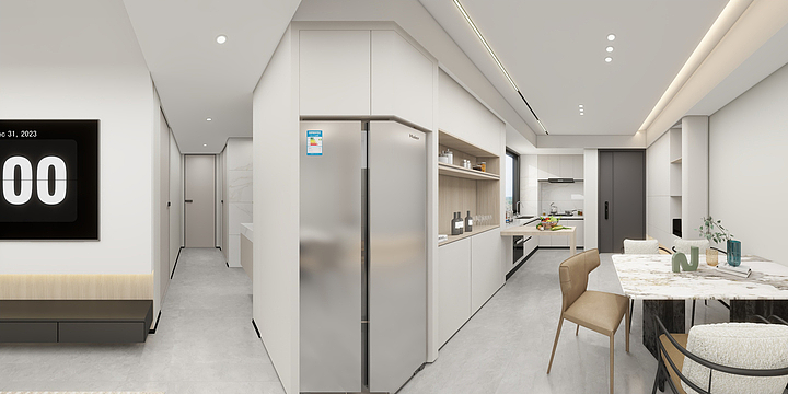 李开玺-卓尔城市客厅13-1703-装修设计方案