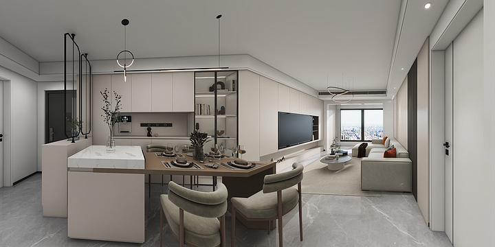 Z张艳艳-碧桂园西湖·湖悦115㎡ 西户 7-1-305-装修设计方案