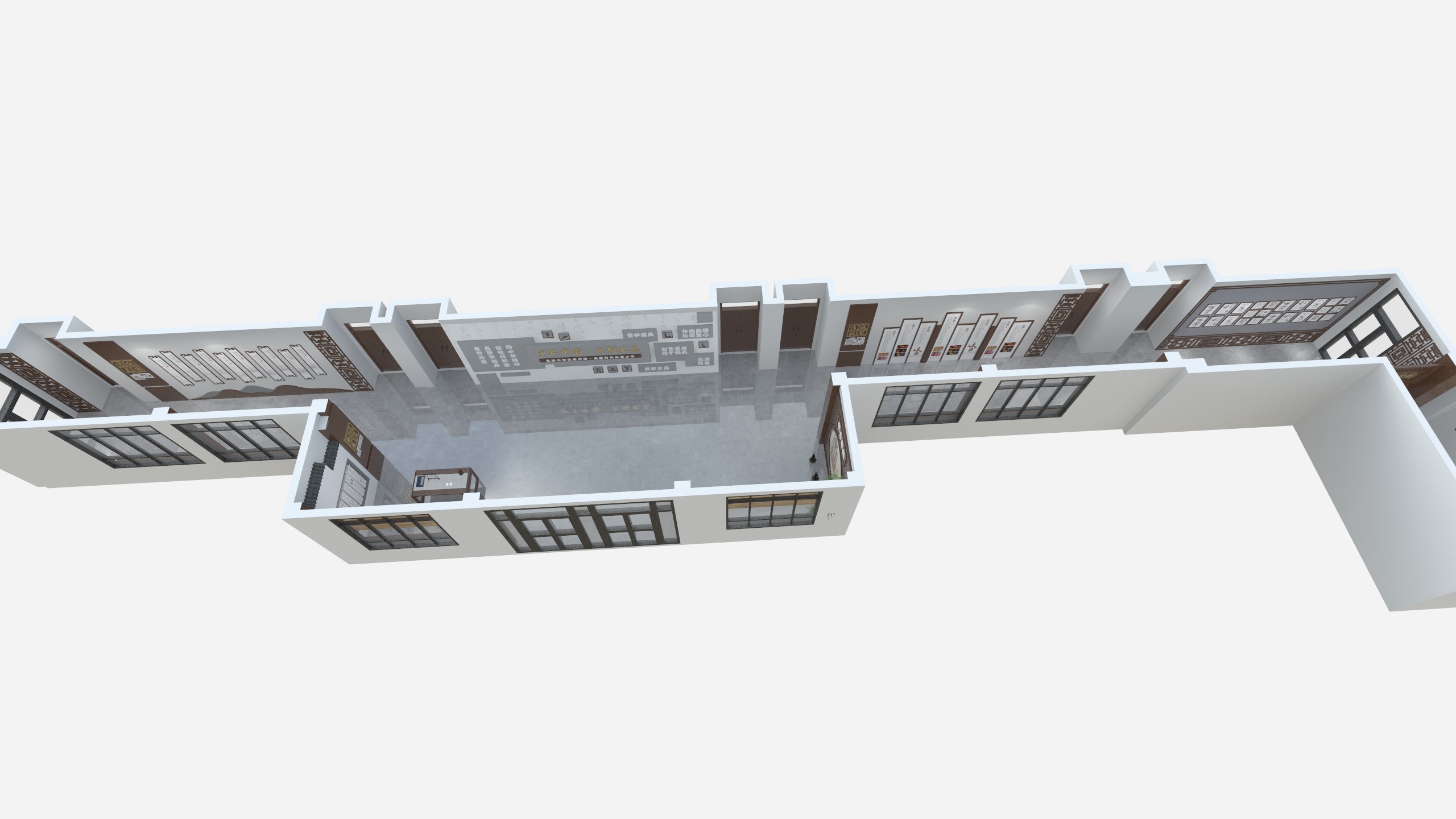 旷视文化设计师-十八中传统文化长廊-副本-副本-装修设计方案