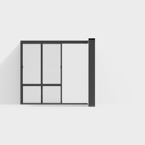 Modern simple corner window
