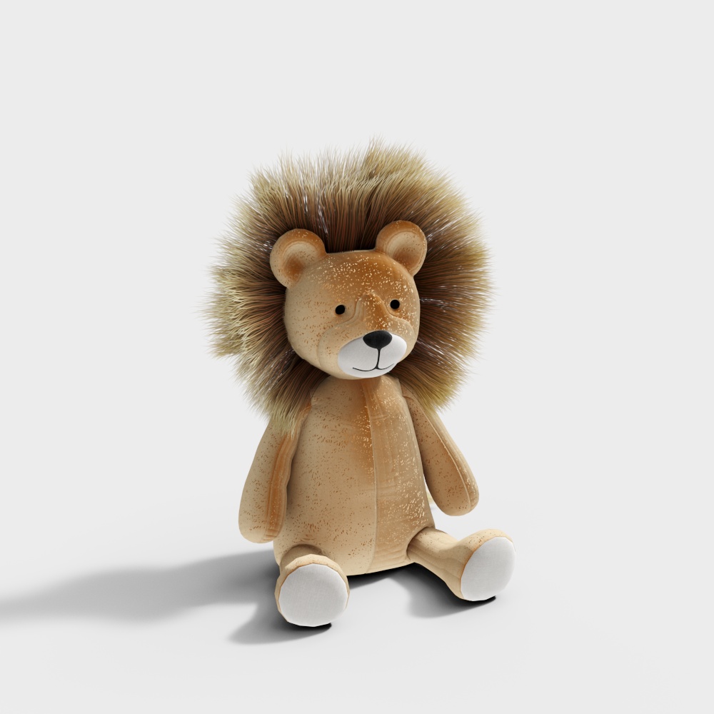丛林狮子玩具3D模型