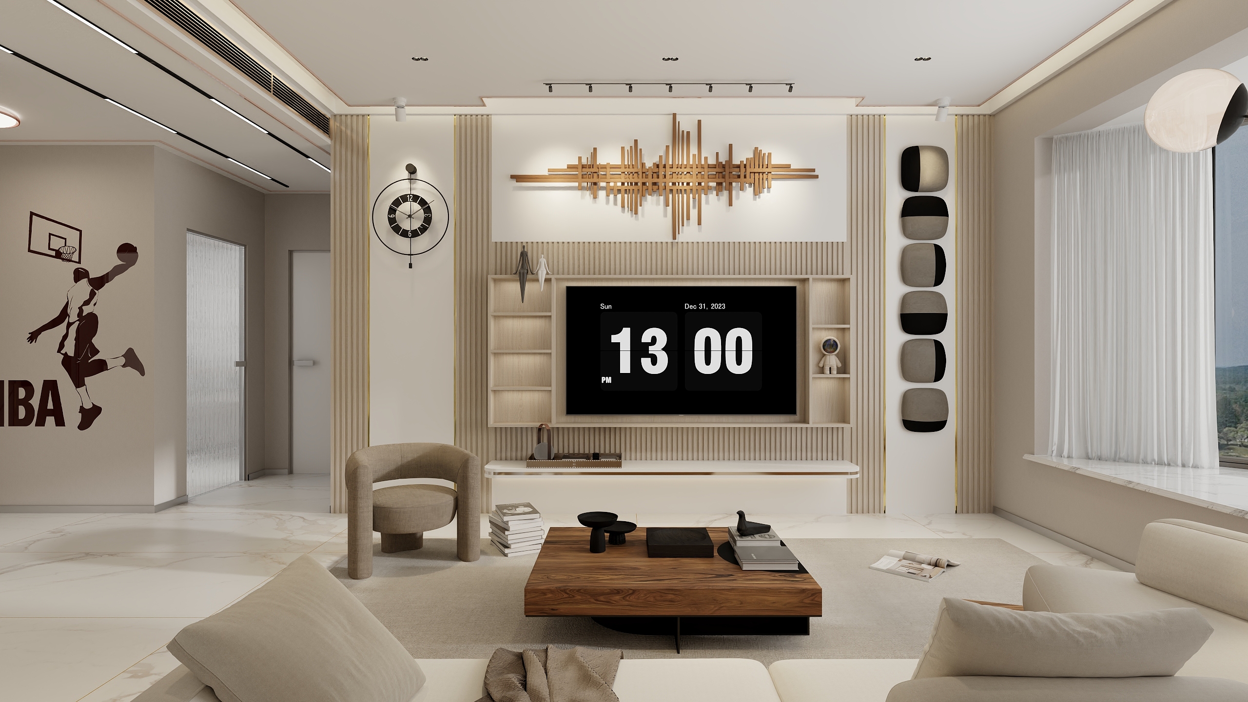 华山李师傅-金御城·公馆84㎡2室装修效果图