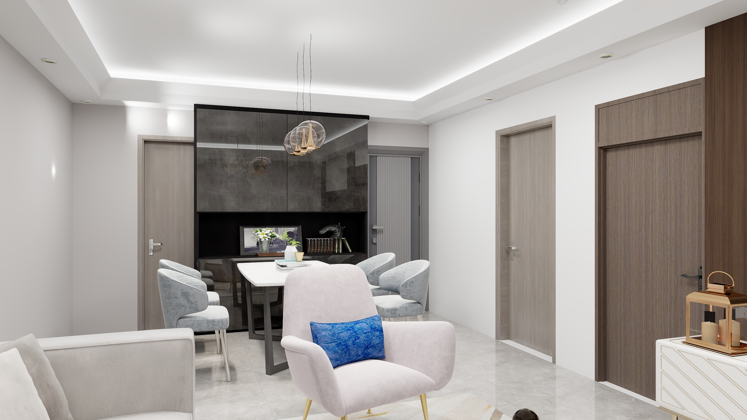 江西大学专业设计师戈文俊-现代-装修设计方案