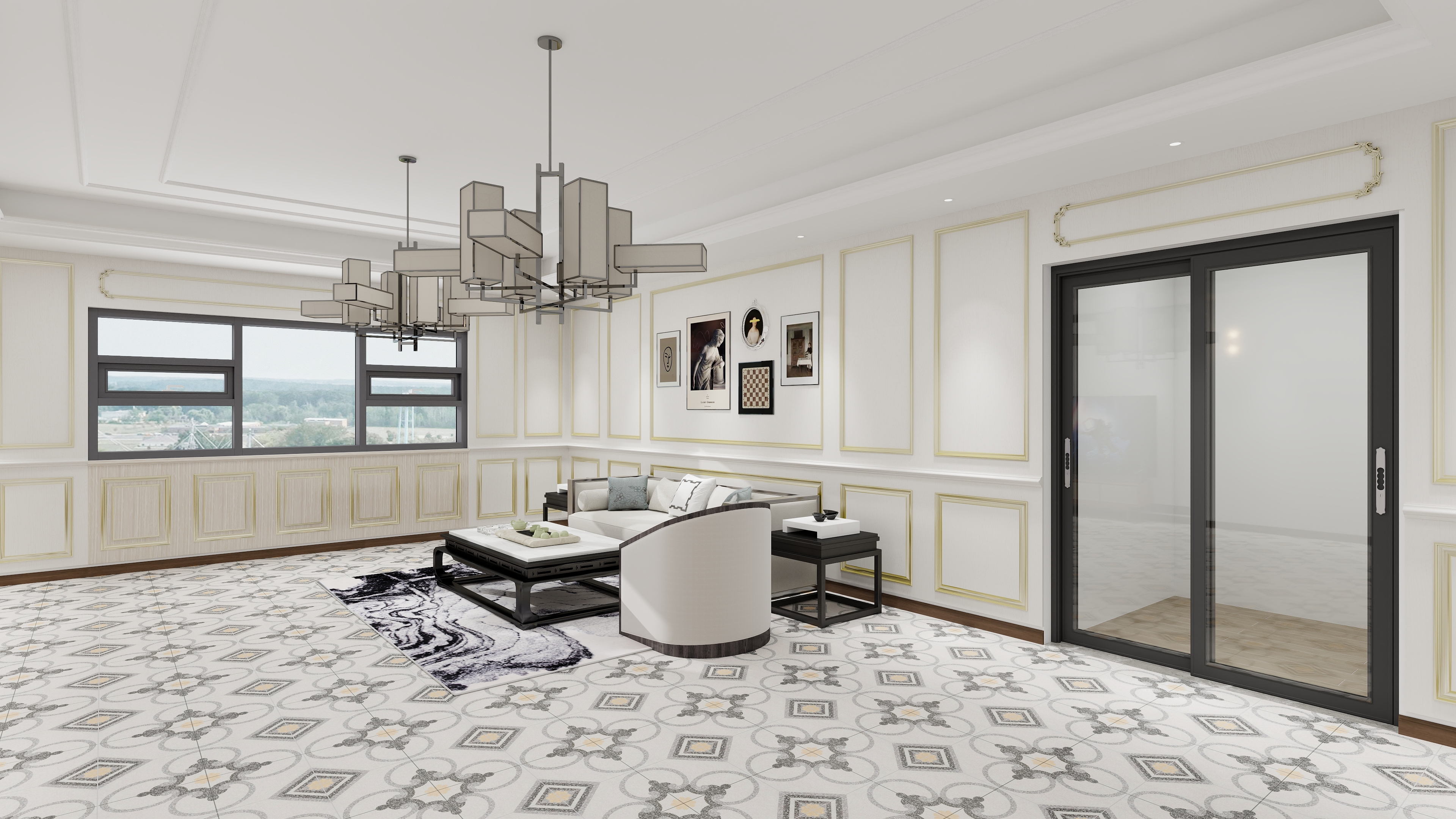 蒙德第一掷弹手-中式轻奢-装修设计方案